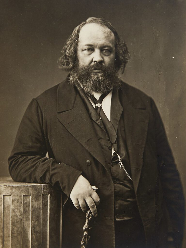 Portrait von Michail Bakunin